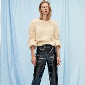 Aritzia Le Fou Wilfred Shimmy Sweater in Giselle